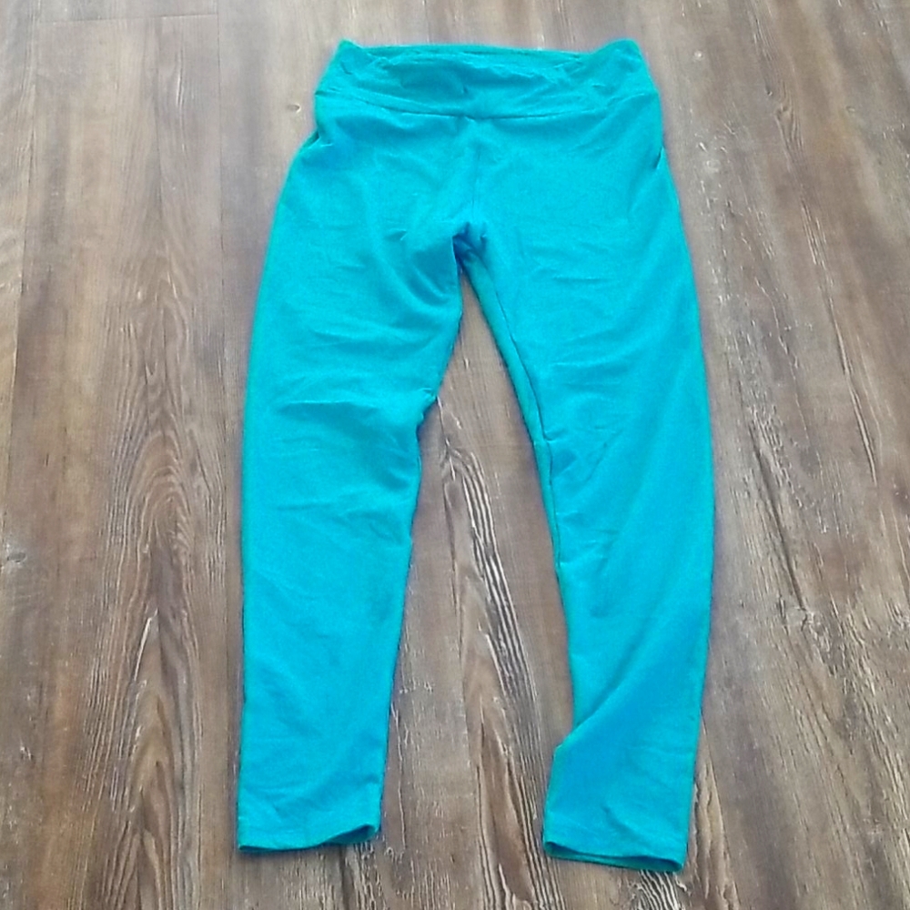 Teal lularoe one size leggings
